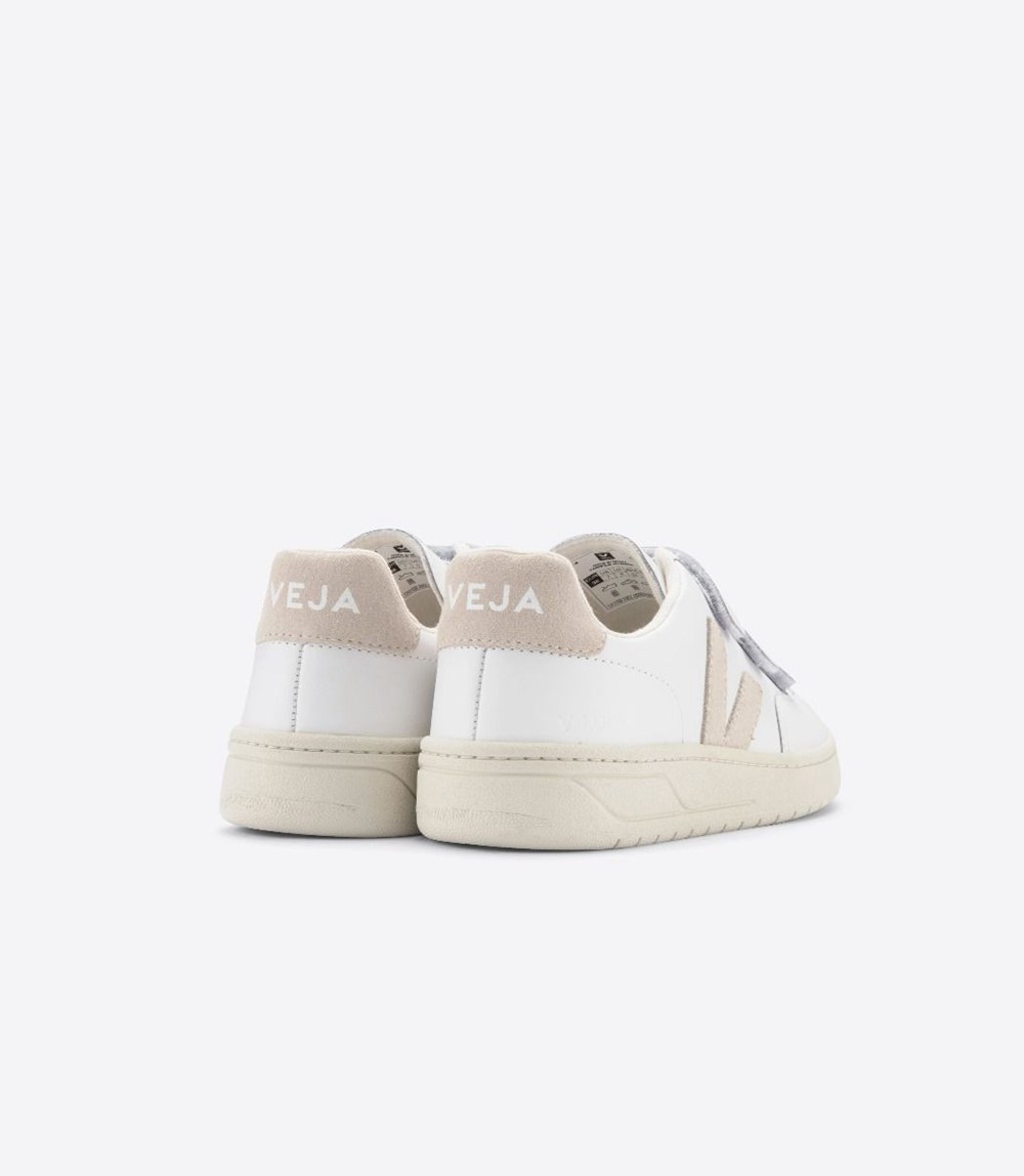 Veja Sneakers Dam - V-Lock Läder - Vita - 135049-PXV